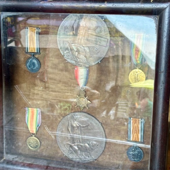 WW1 Brother Death Plaques and Medals 